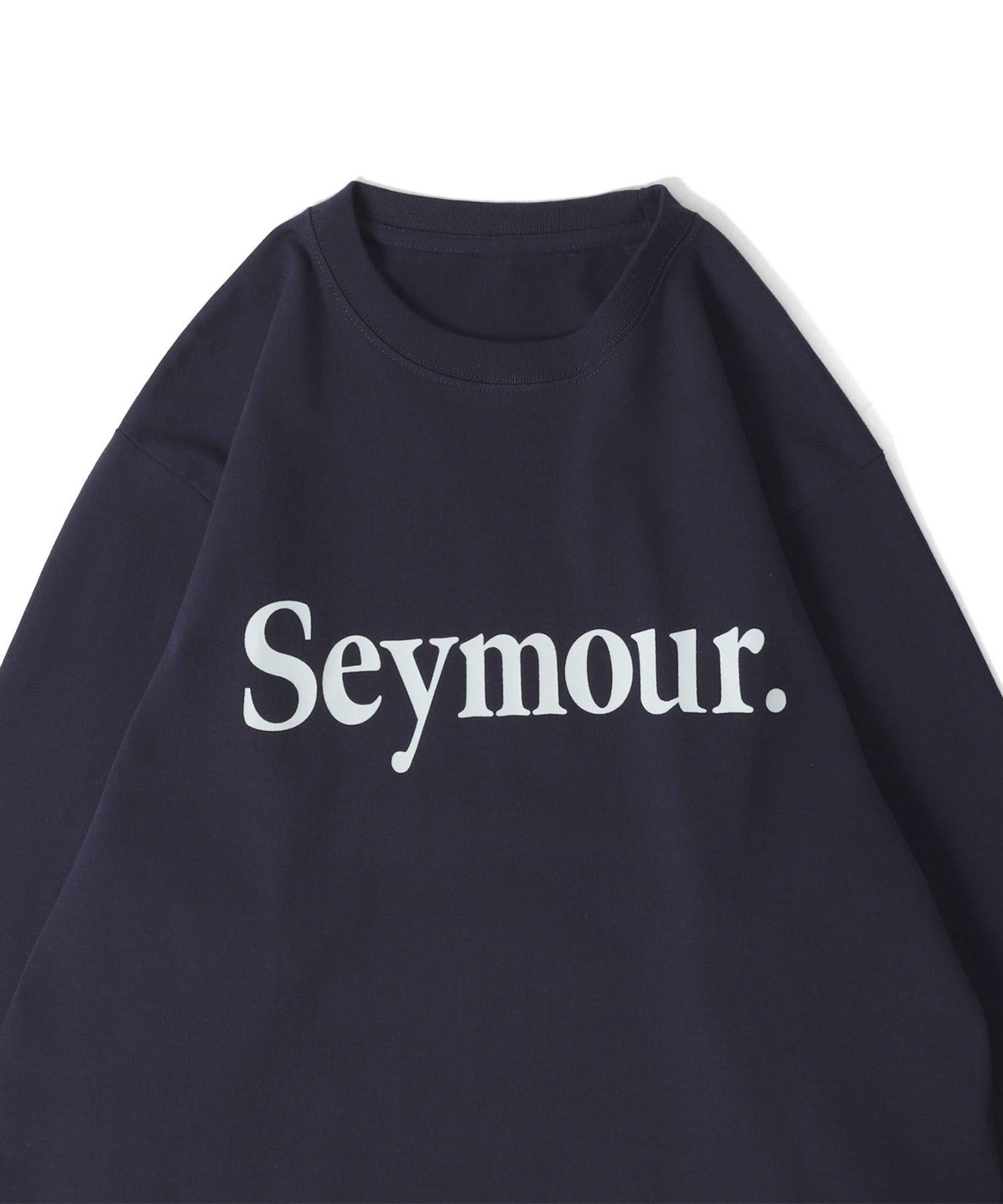 Seymour.“LOGO”厚重长袖 T 恤